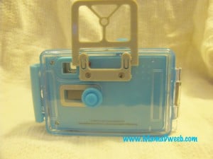 The back of the Spongebob digital camera