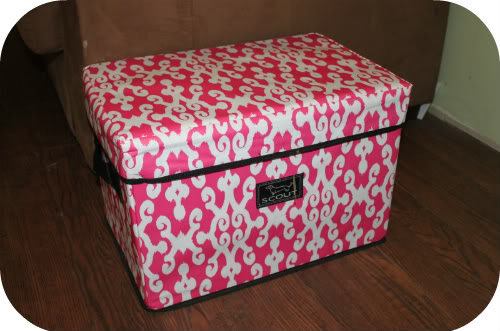 Cute little storage solution for Lizzie’s dolls