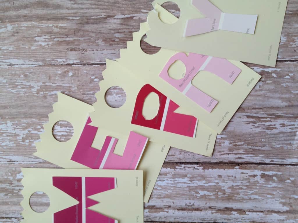 DIY Merry Christmas Banner