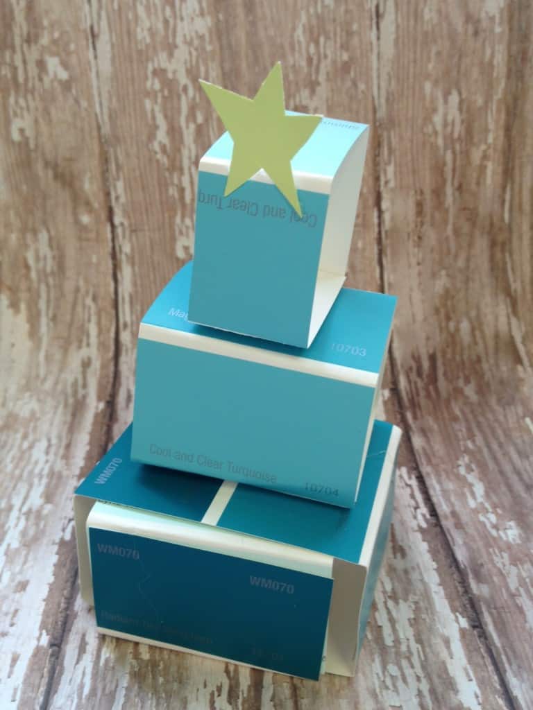 Paint Swatch Tree - easy DIY Craft