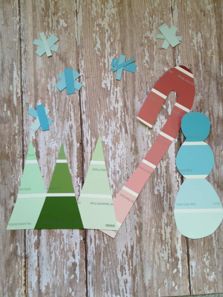 Paint Swatch Landscape cutouts