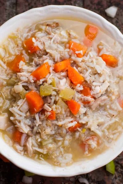 chicken rice and quinoa stew