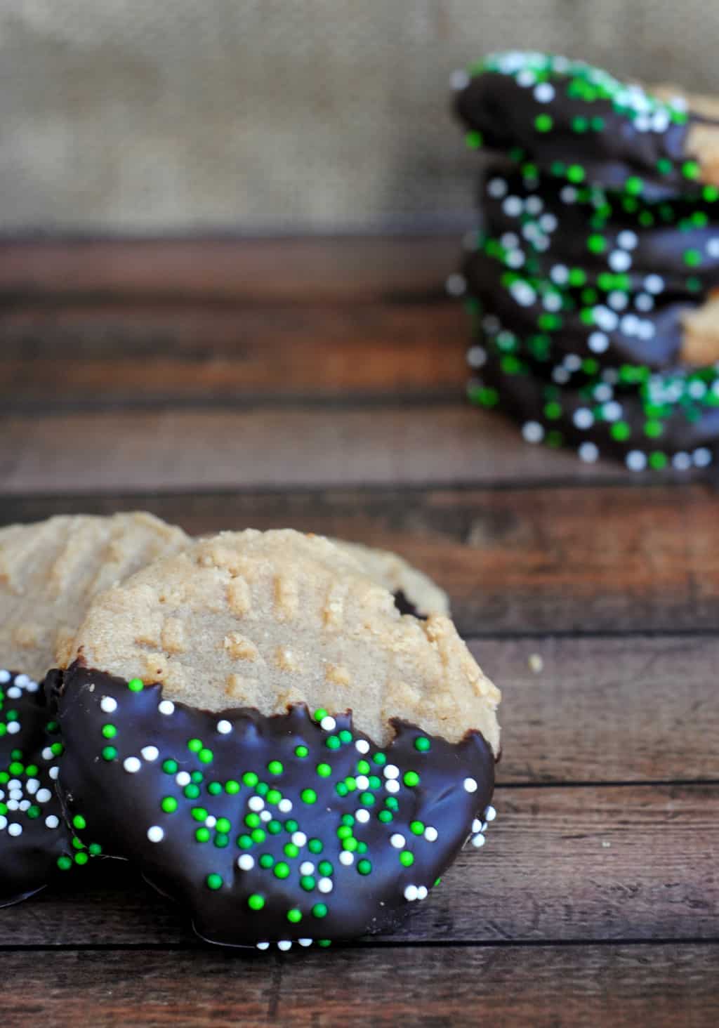 St. Patrick's Day Peanut Butter Cookies 