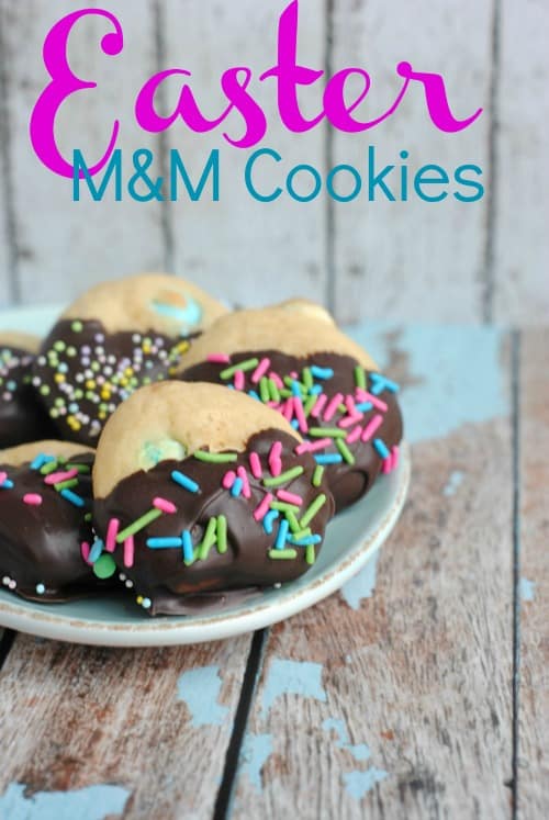 Chocolate Chip Easter M&M Cookies Recipe