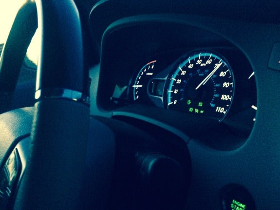 Toyota Sienna console
