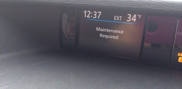 2014 Toyota Sienna Oil Change Notification