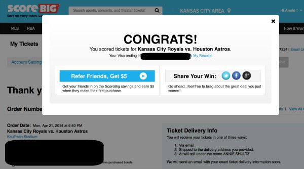 Earn Money on ScoreBig.com