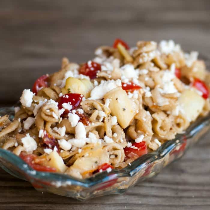 Yummy Mediterranean Pesto Pasta Recipe