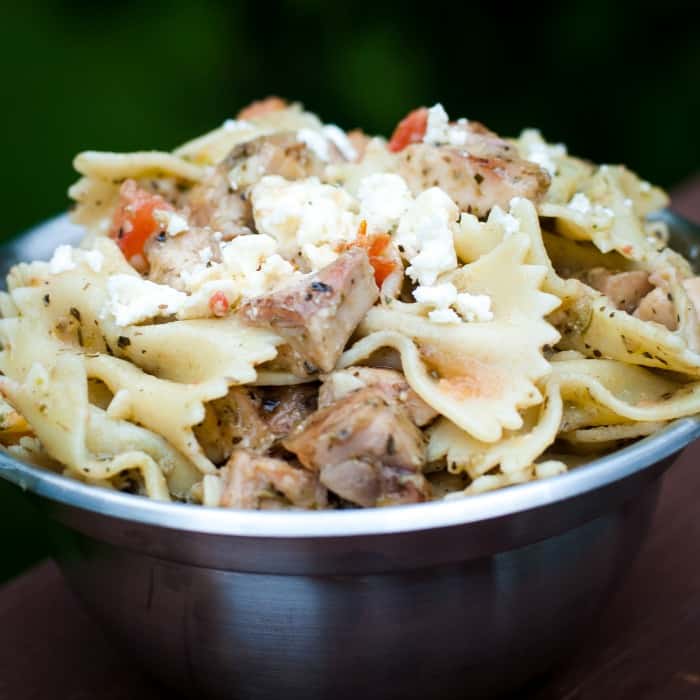 Feta Pasta Farfalle Salad Recipe