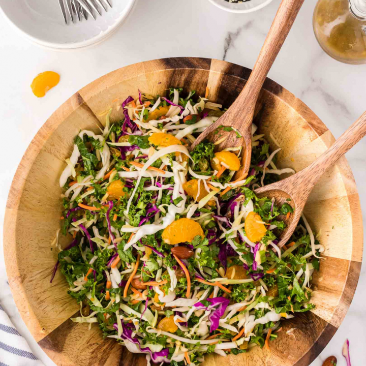 Mandarin Kale Asian salad