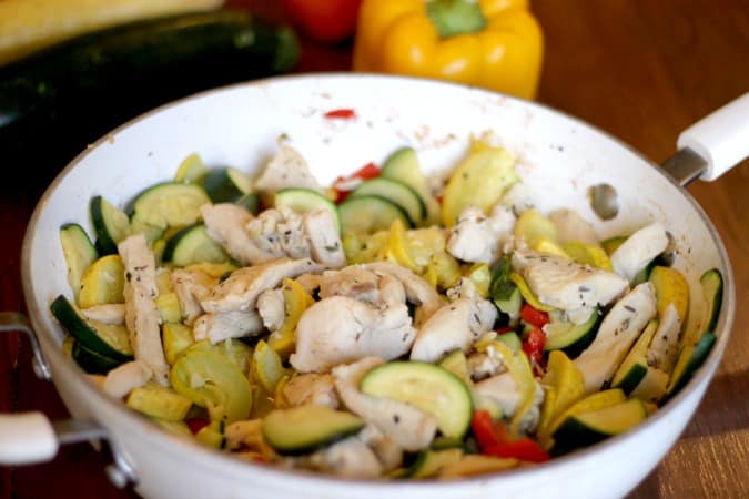 Chicken and Veggie Skillet Dinner Recipe
