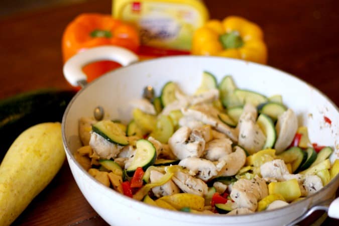 Veggie Chicken Skillet Dinner Recipe