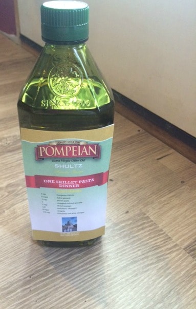 personalized label for olive oil