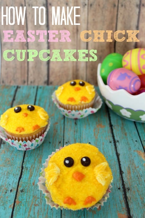 How To Make Easter Chick Cupcakes 