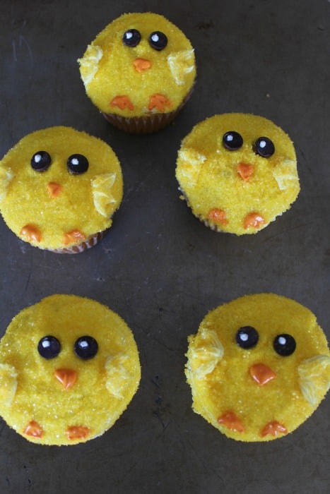 Easter Chick Cupcakes Tutorial