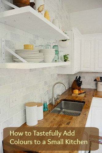 How to Tastefully Add Colours to a Small Kitchen