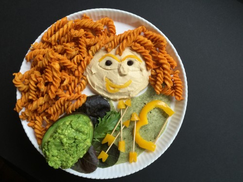 Merida Chips and Dip plate