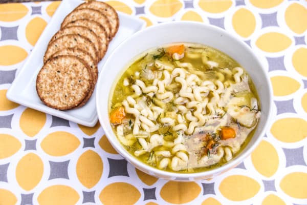Fusilli Pasta Chicken Soup-11