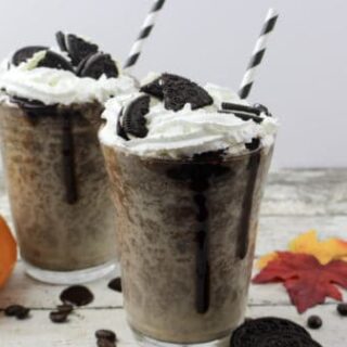 Pumpkin Mocha Iced Coffee Drinks
