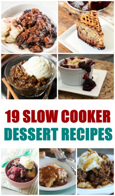 Slow Cooker Dessert Recipes