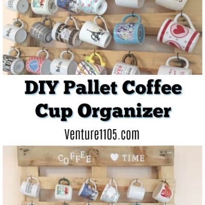 DIY Pallet Coffee Cup Holder Project