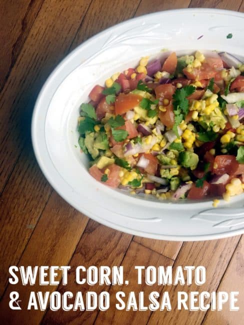Sweet Corn, Tomato & Avocado Salsa Recipe
