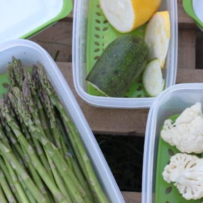 How To Keep Asparagus Fresh In The Fridge ~ Rubbermaid FreshWorks Containers