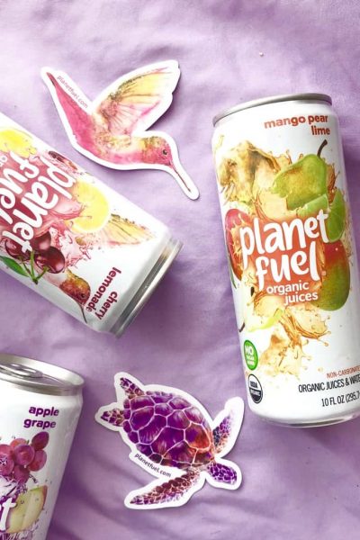3 cans of Planet Fuel Organic Juice