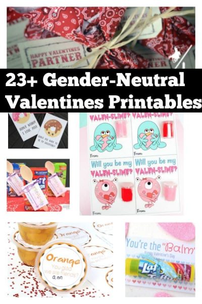 23 Gender Neutral Valentines Printables