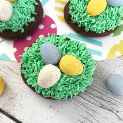 The Easiest Chocolate Birds Nest Cookies Recipe – EVER!