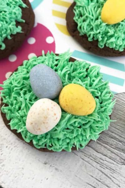 Chocolate Cake Birds Nest Cookies Recipe