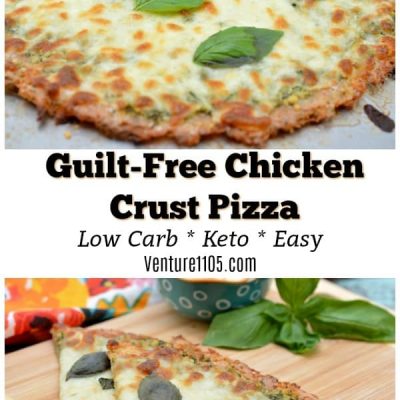 Keto Pizza Recipe: Chicken Crust With Pesto Sauce