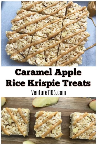 Caramel Apple Rice Krispie Treats