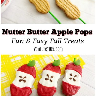 Nutter Butter Apple Pops – Easy Fall Treat
