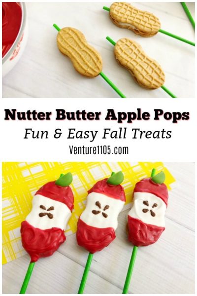 Nutter Butter Apple Pops
