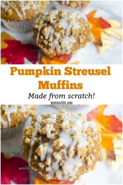 Pumpkin Streusel Muffins Made From Scratch