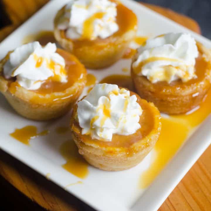 Pumpkin Caramel Cookie Cups