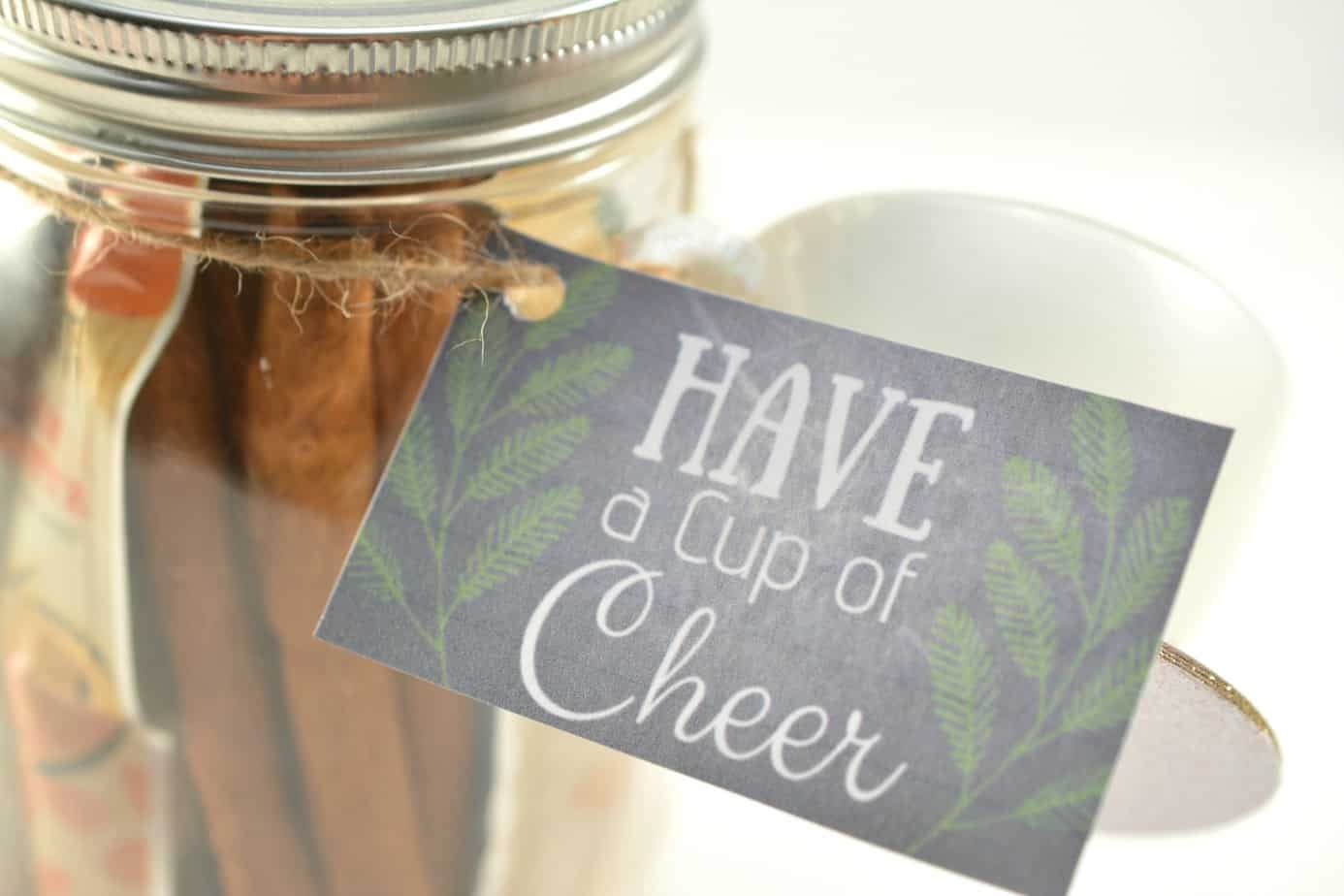 Have a Cup of Cheer Printable Tag