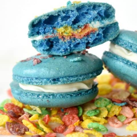 Fruit Pebble Macarons Recipe