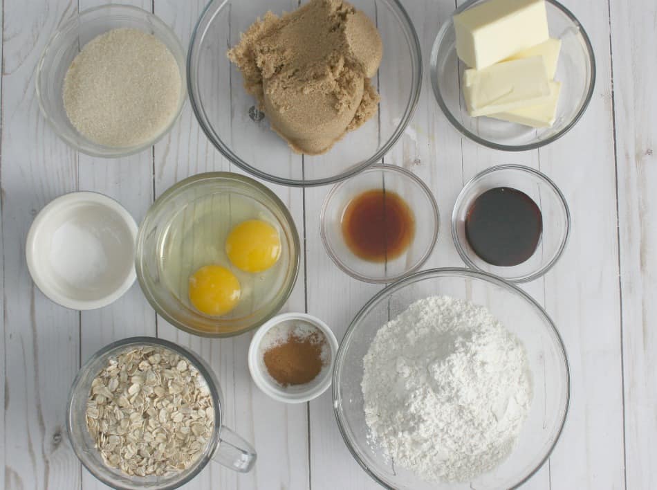 Oatmeal Cream Pie Ingredients