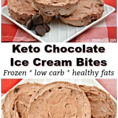 Keto Chocolate Ice Cream Bites