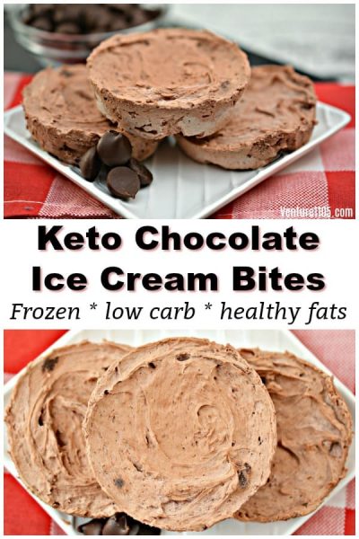 Keto Chocolate Ice Cream Bites