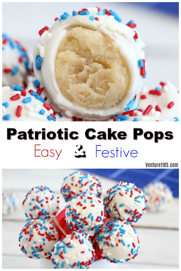 Crazy Easy 4th Of July Cake Pops Festive Fun Venture1105