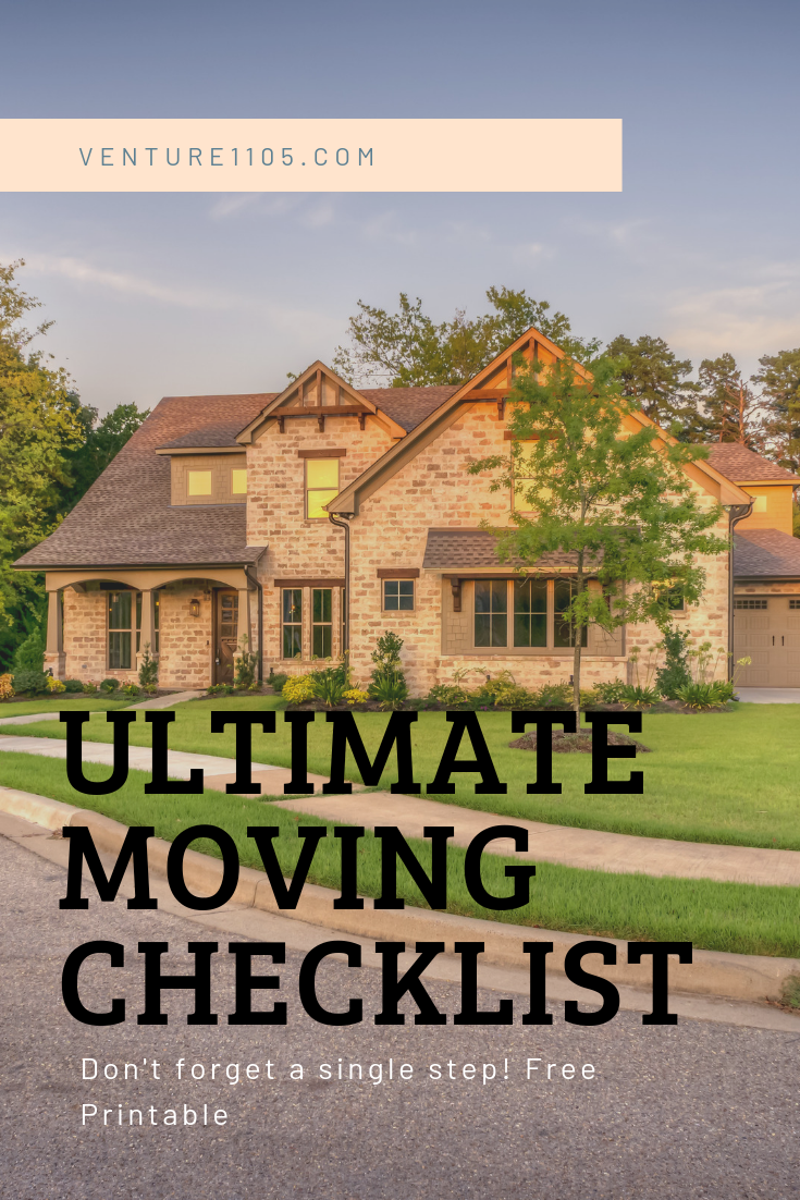 The Ultimate Moving Checklist Free Printable