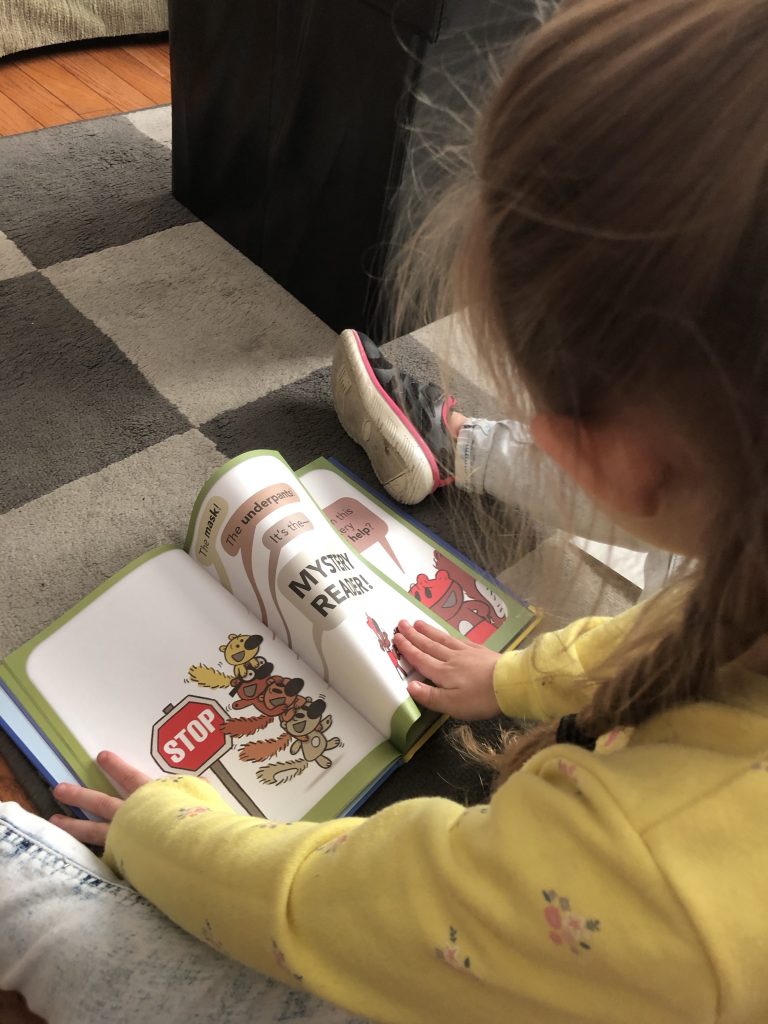 Reading Who is the Mystery Reader book