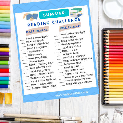 Free Printable Summer Reading Challenge