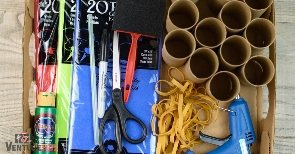 Supplies you need in order to make your own advent calendar 