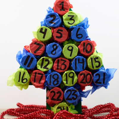 DIY Advent Calendar For Kids With Toilet Paper Rolls