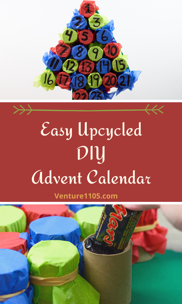 Easy Upcycled DIY Advent Calendar 