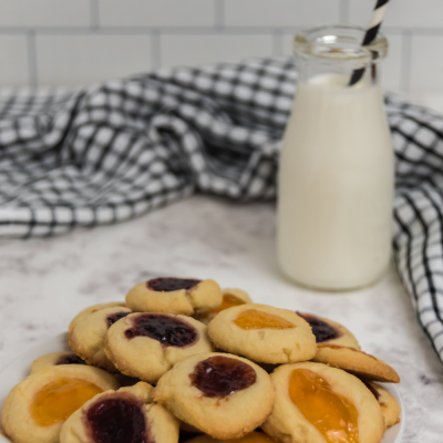 4 Ingredient Thumbprint Cookie Recipe